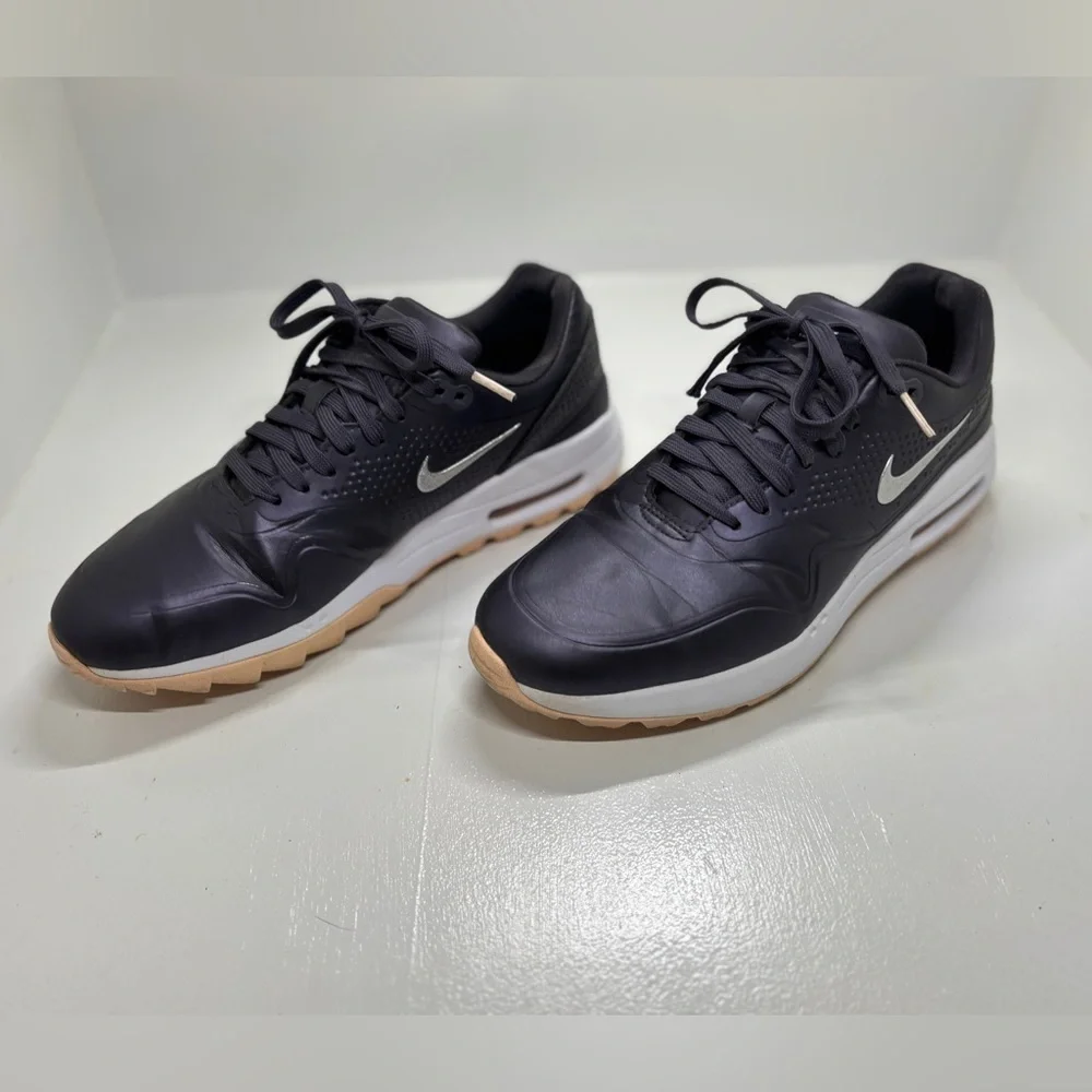 Nike Air Max 1 G Golf Shoes Women’s Size 10 Black White Gum Spikeless AQ0865-003
